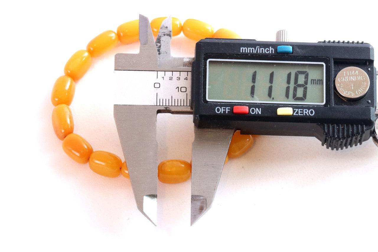 Beeswax Amber Bracelet