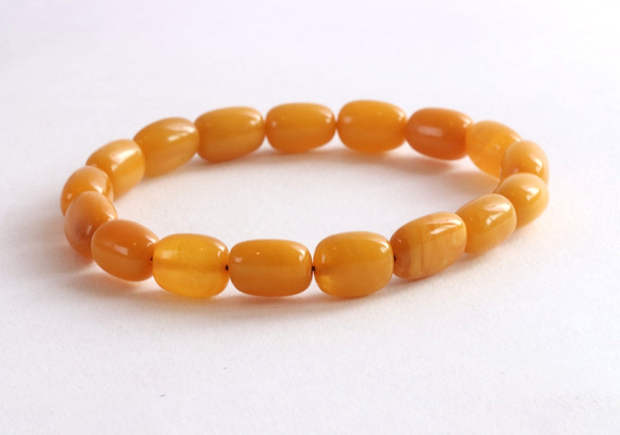 Beeswax Amber Bracelet