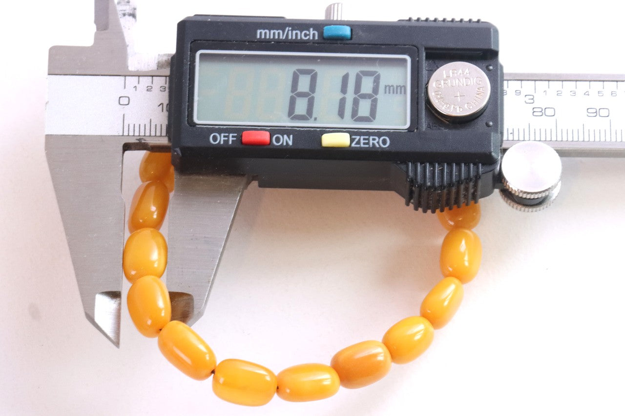 Beeswax Amber Bracelet