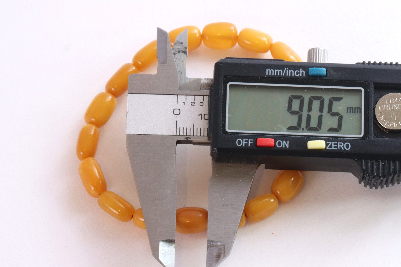 Beeswax Amber Bracelet