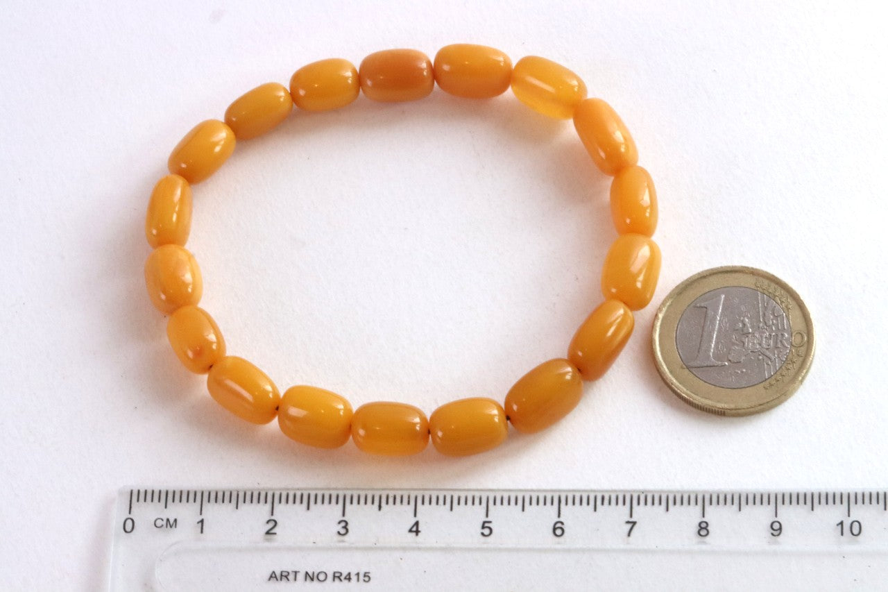 Beeswax Amber Bracelet
