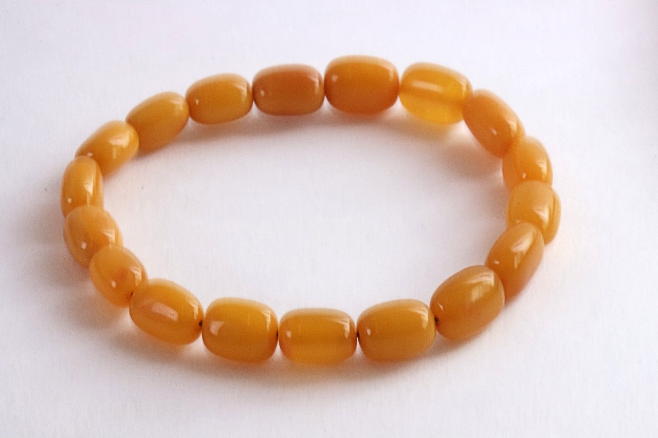 Beeswax Amber Bracelet