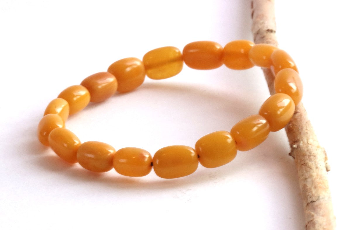 Beeswax Amber Bracelet