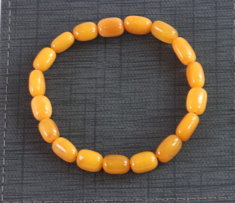 Beeswax Amber Bracelet