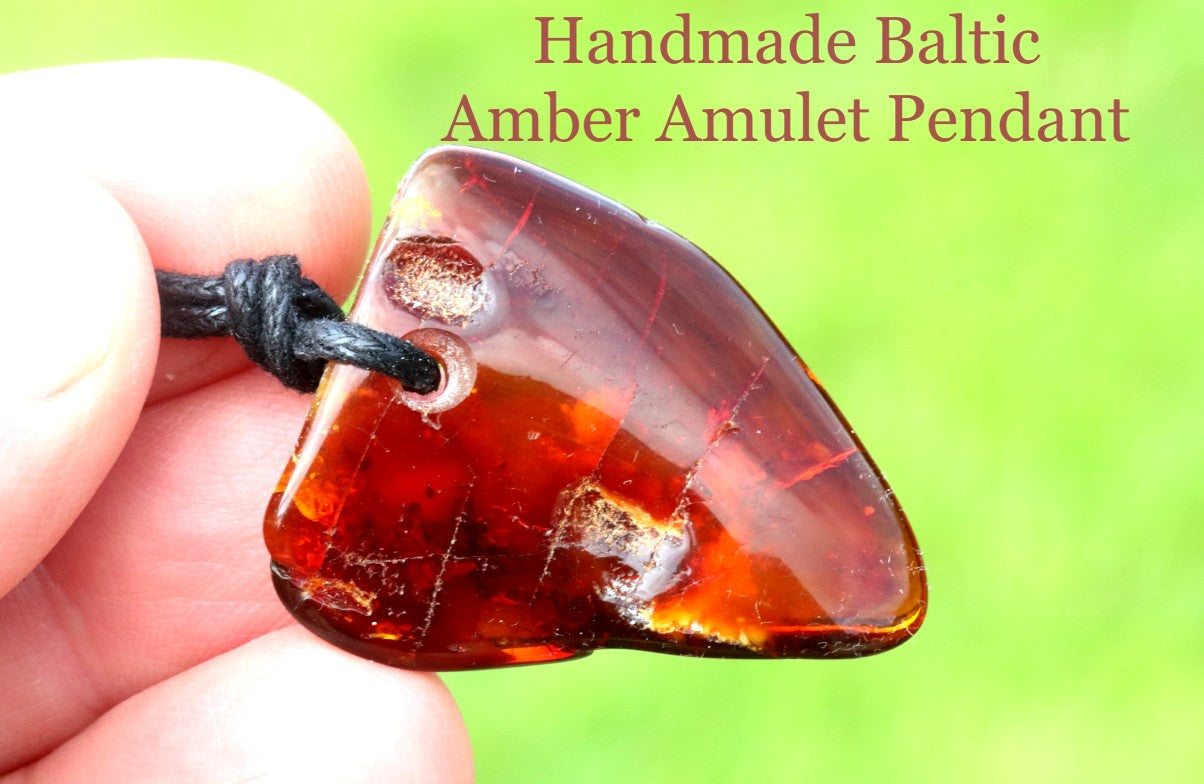 One-of-a-Kind Amber Amulet