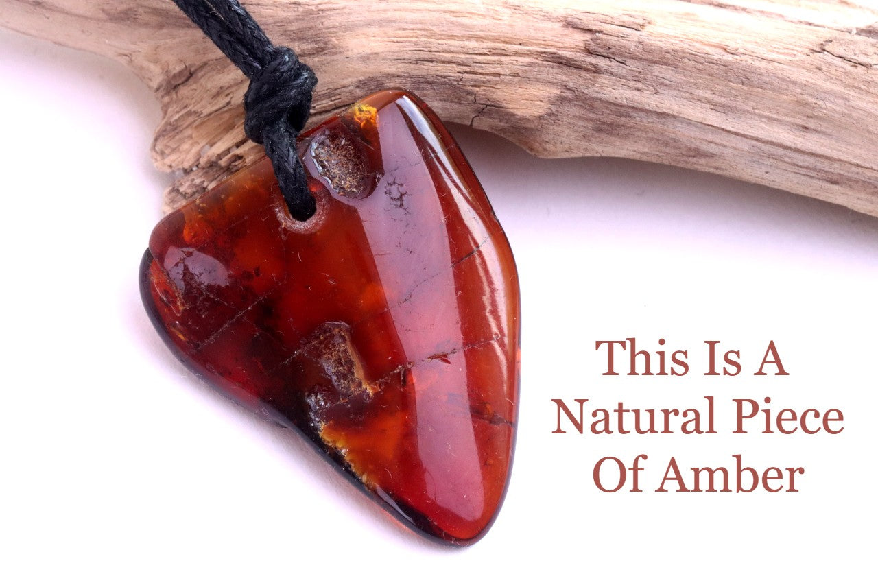 One-of-a-Kind Amber Amulet