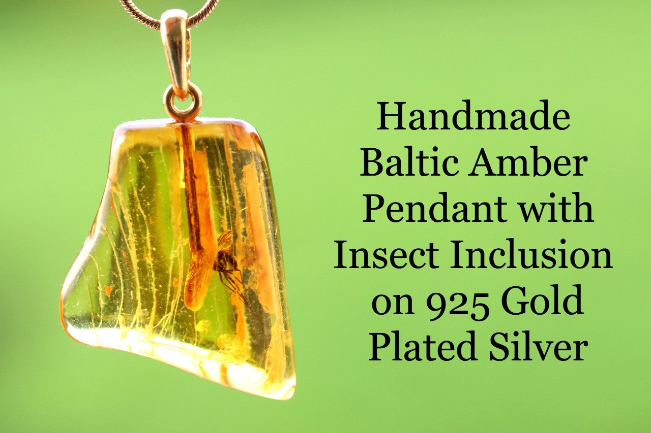 Gold Pendant with Inclusion