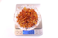 Genuine Honey Baltic Amber Beads 10g – Approx. 90 Drilled Baroque Beads 5mm