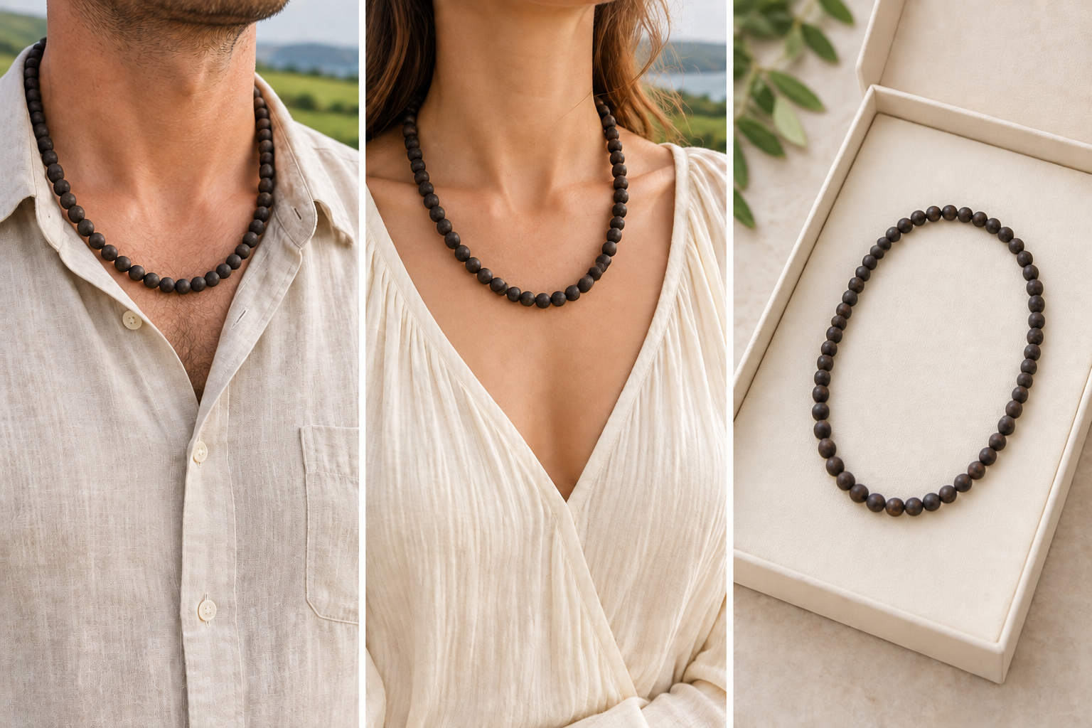 Dark Natural Amber Necklace