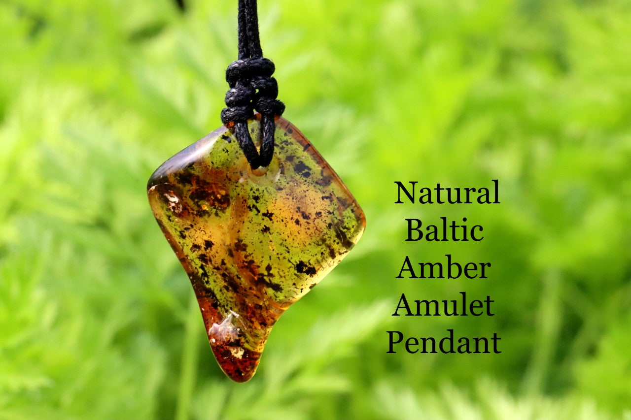 Healing Energy Natural Baltic Amber Amulet