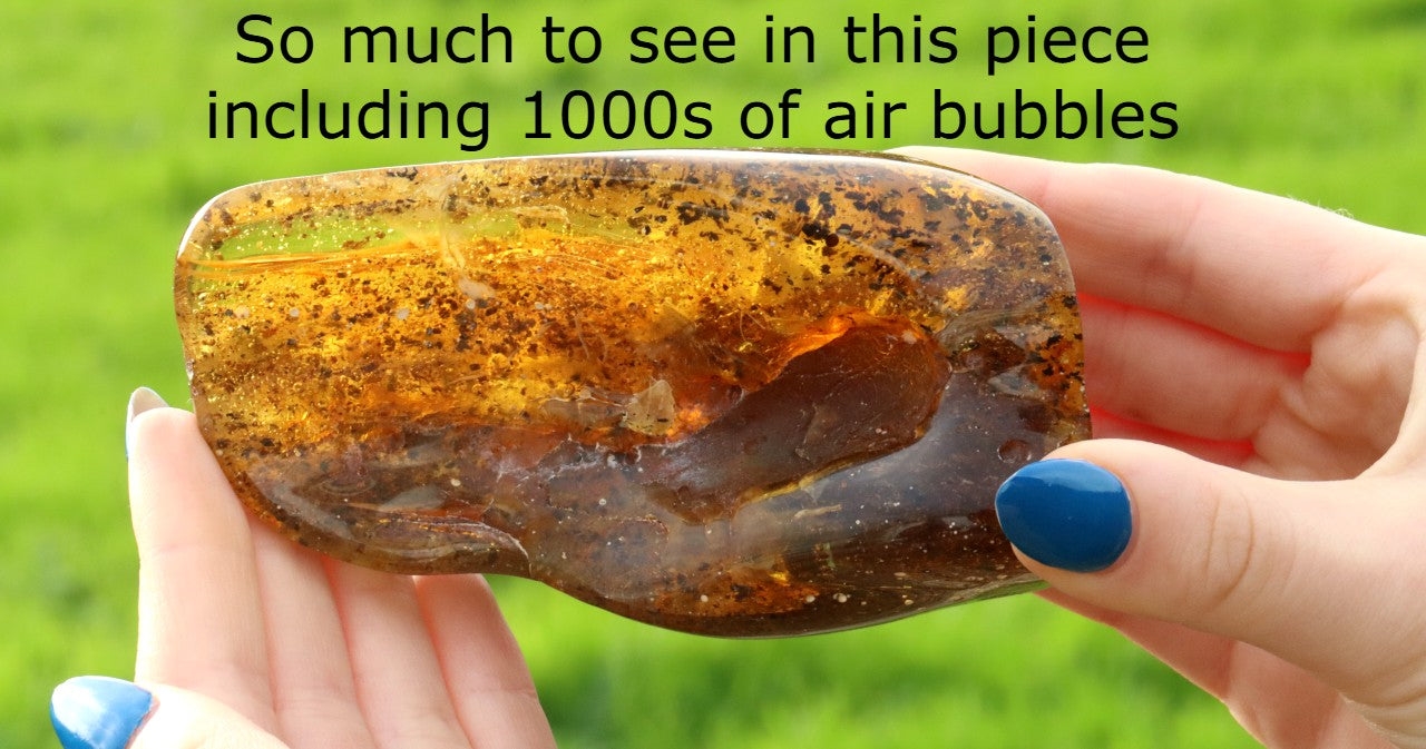 Unbelievable Large of 146g Baltic Amber Collector's Gem