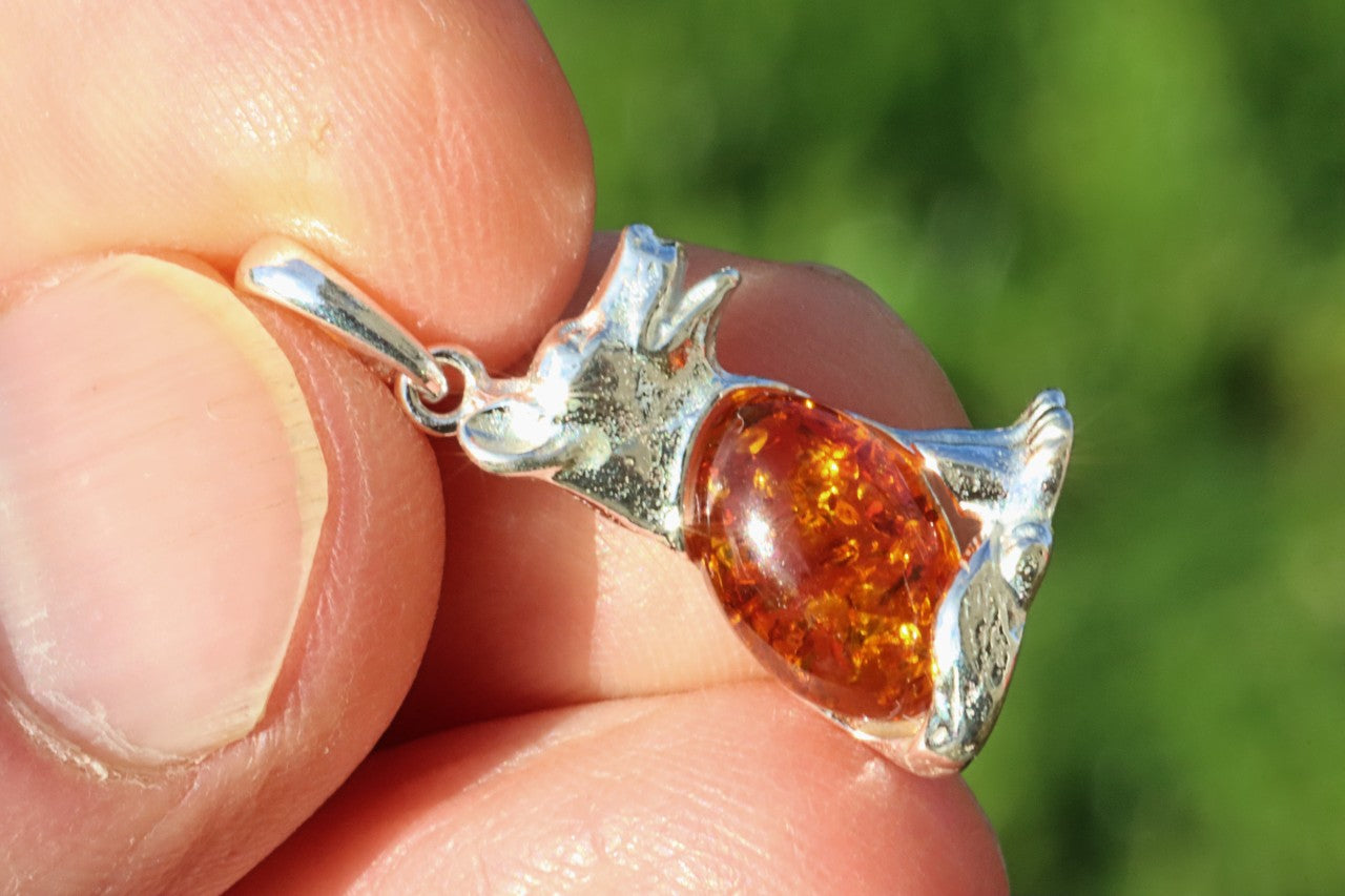 Sterling Silver Dog Pendant