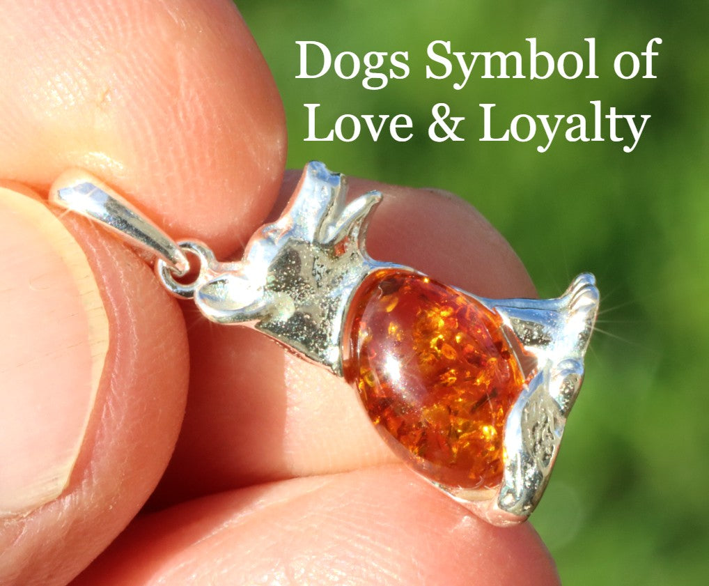 Sterling Silver Dog Pendant