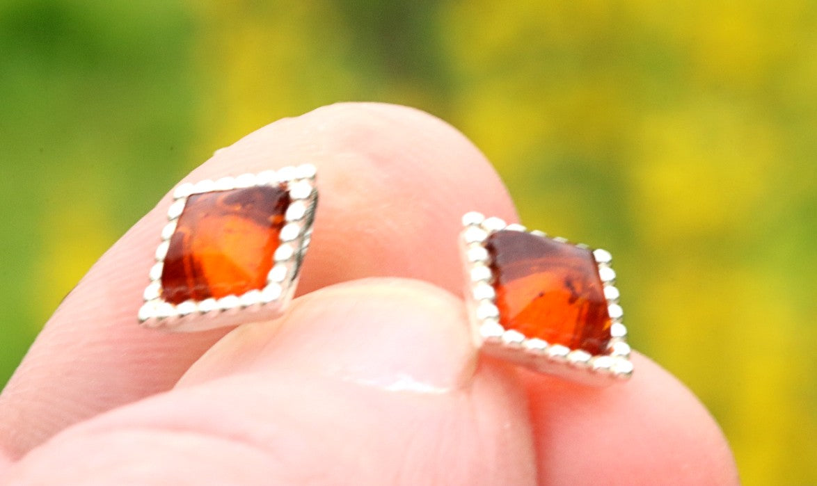 Square Stud Earrings