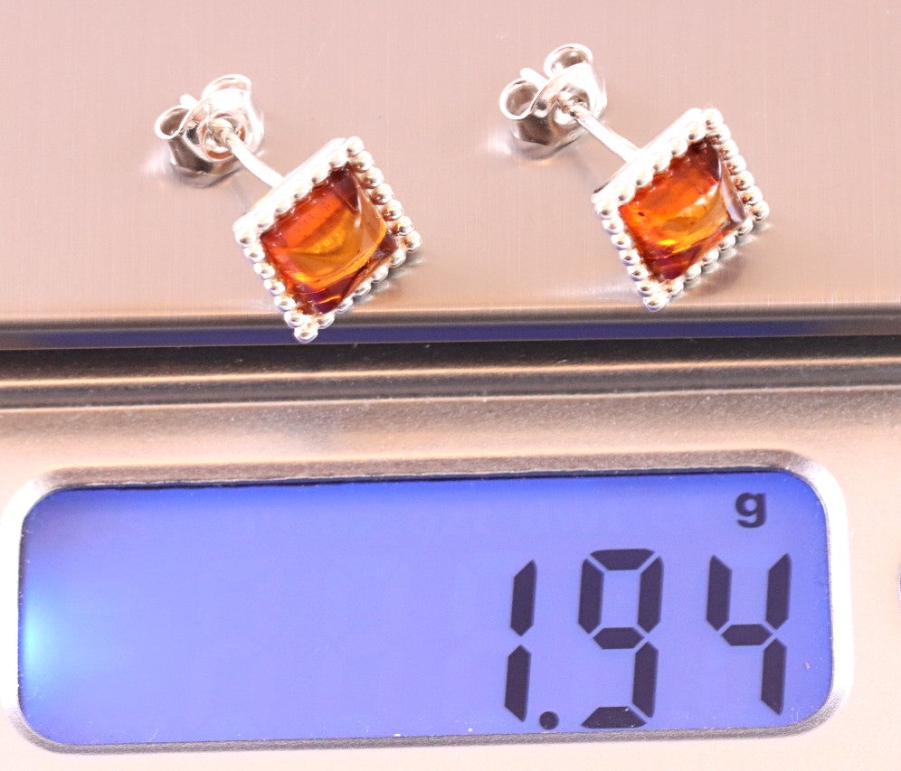 Square Stud Earrings