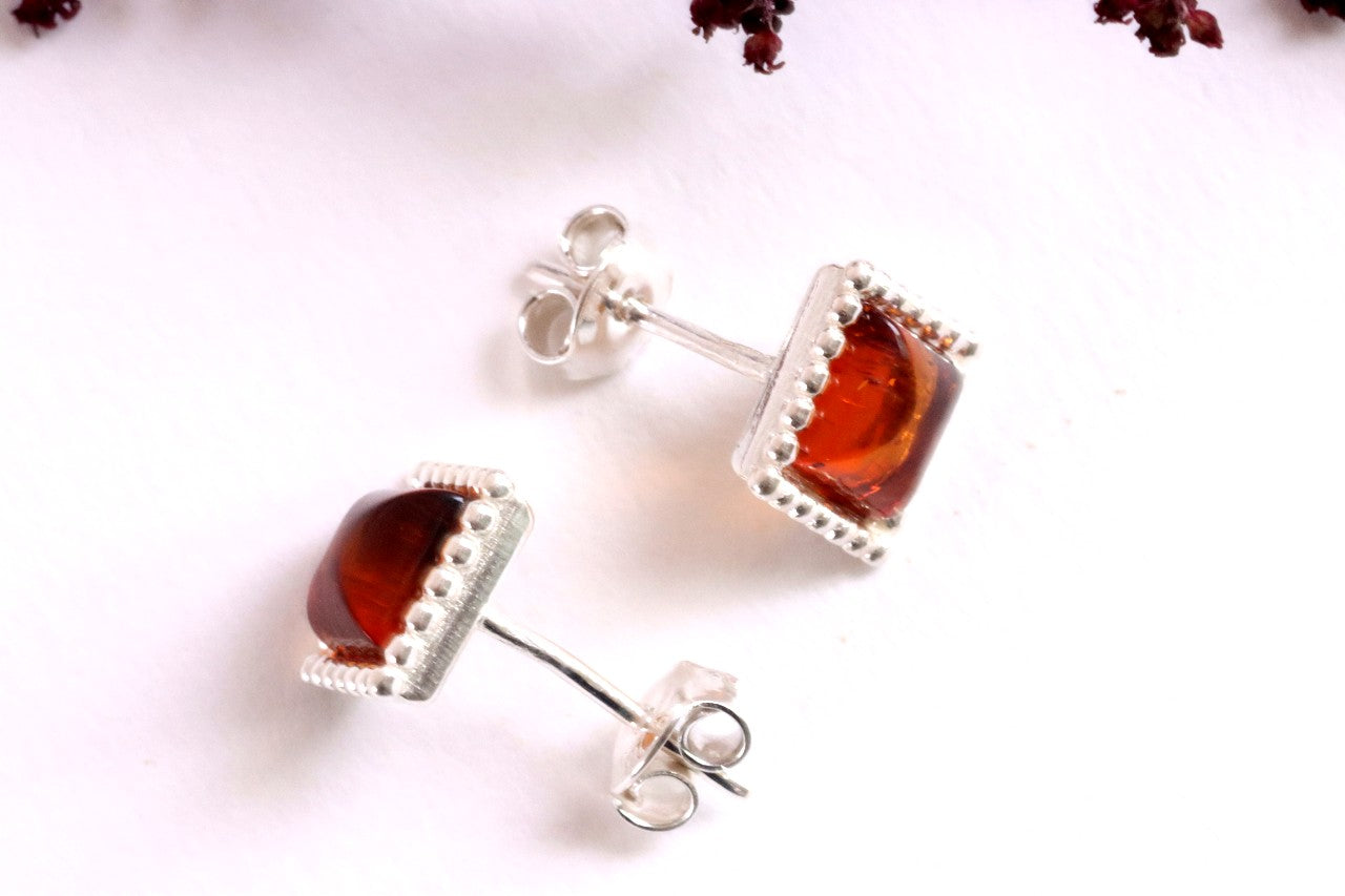 Square Stud Earrings