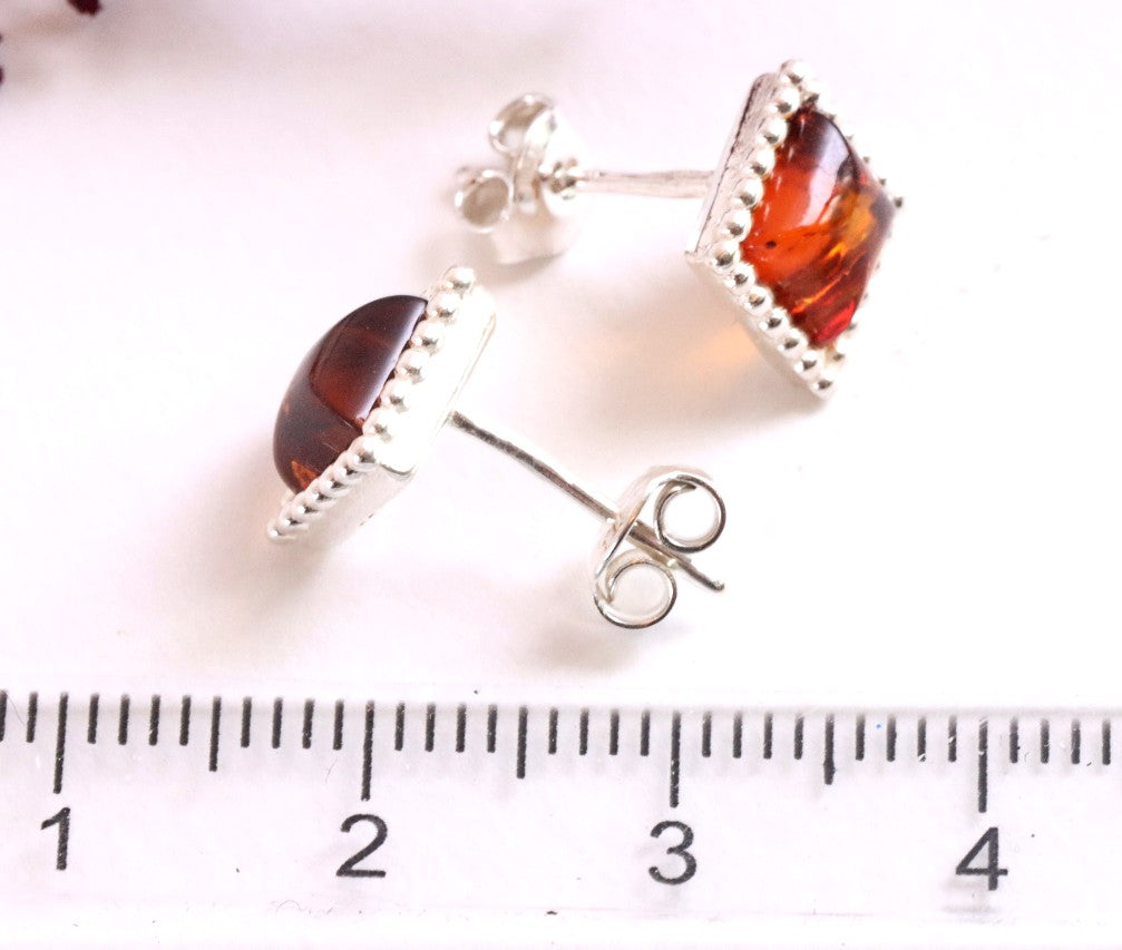 Square Stud Earrings