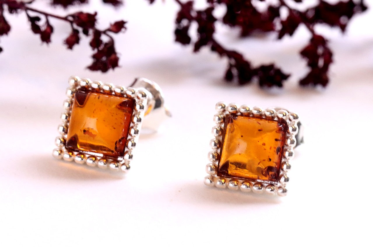 Square Stud Earrings