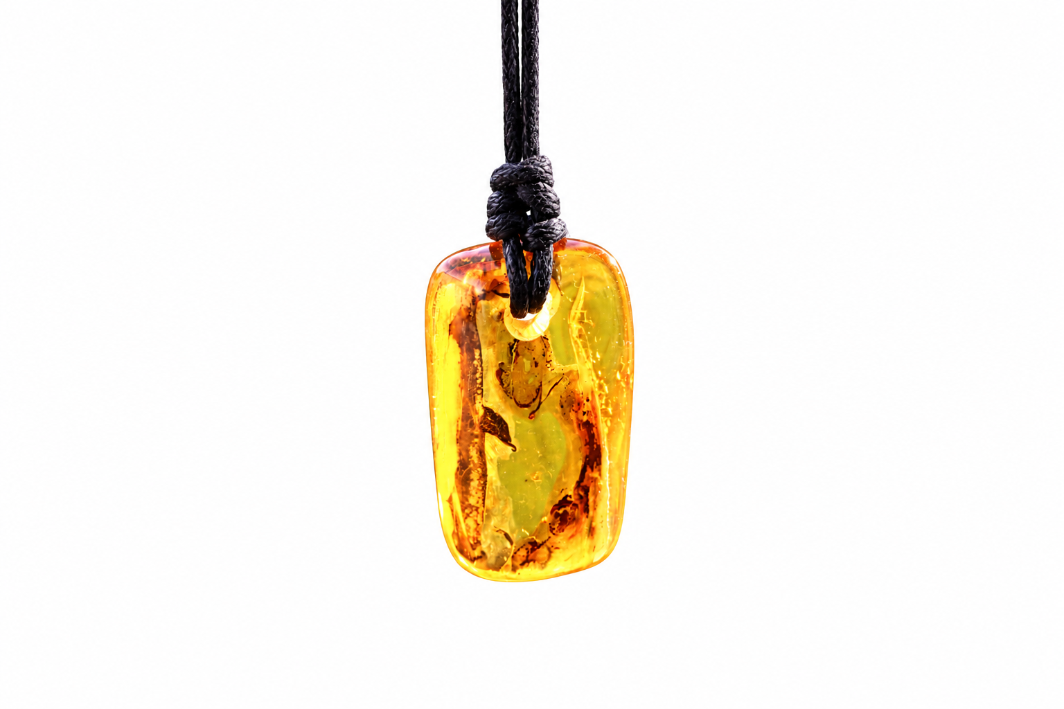 Genuine Baltic Amber Amulet Pendant