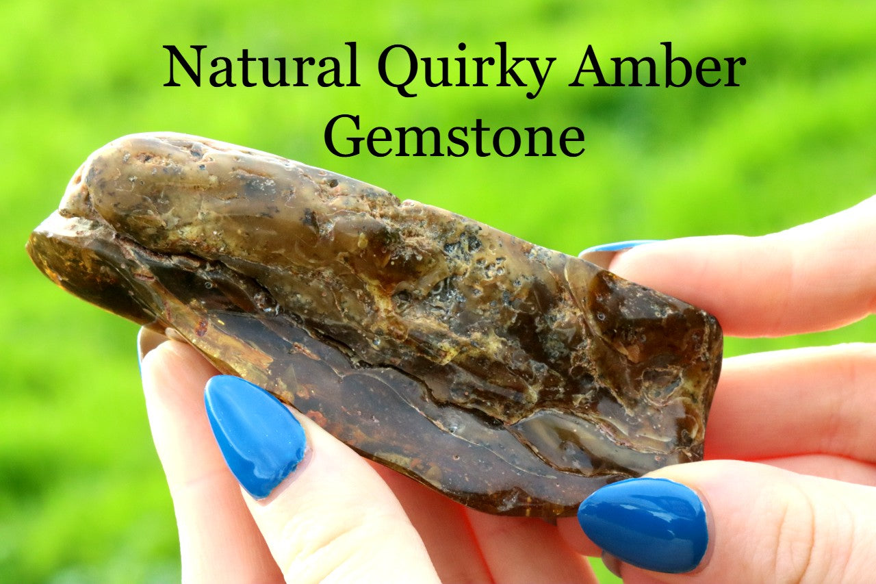 Large Baltic Amber Gem Natural Quirky Gemstone