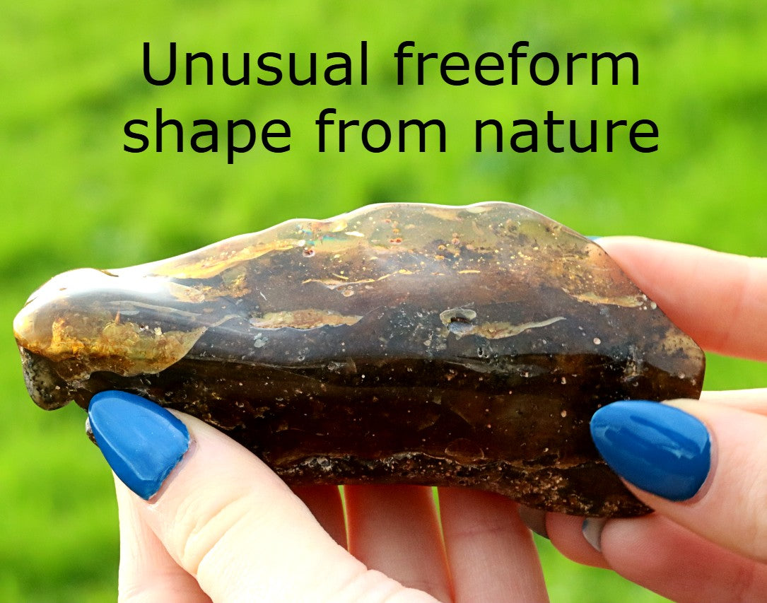 Large Baltic Amber Gem Natural Quirky Gemstone