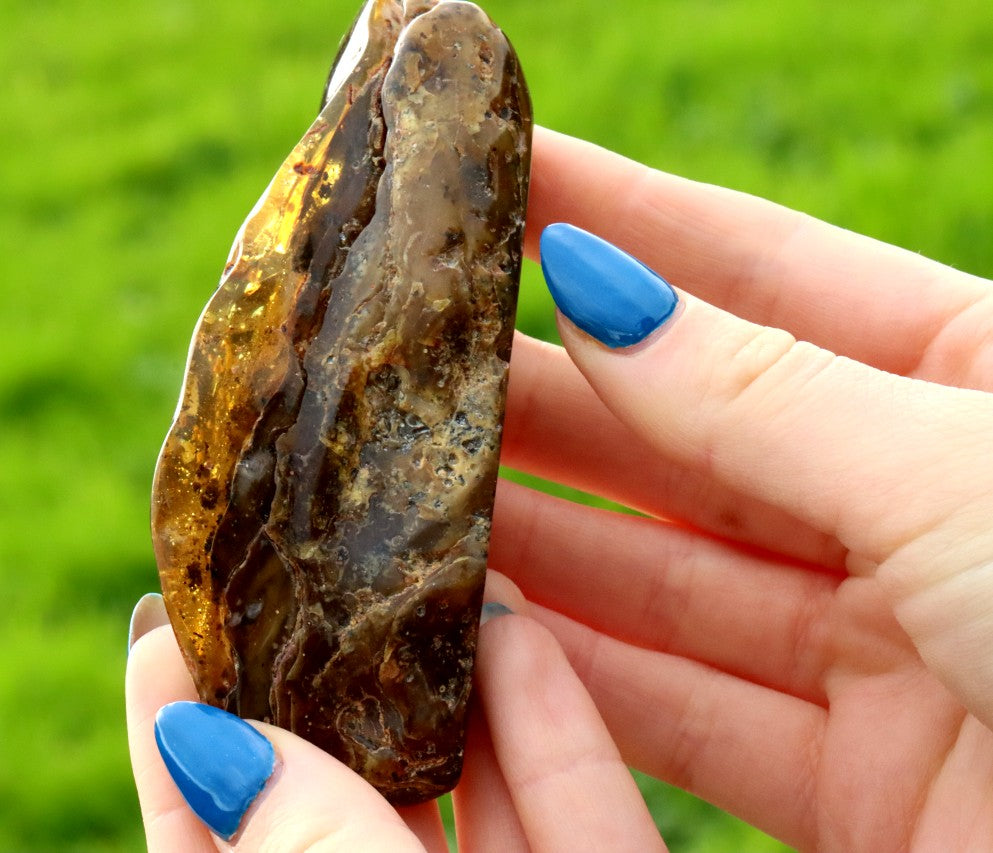 Large Baltic Amber Gem Natural Quirky Gemstone