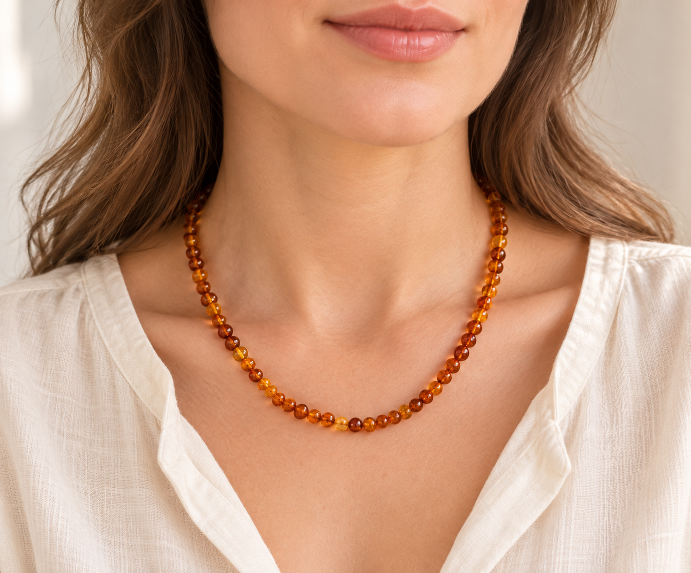 Baltic Amber Honey Necklace