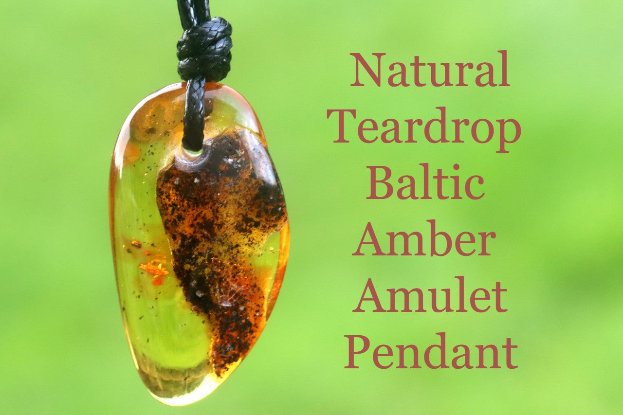 Amber Handmade Adjustable Cord Necklace