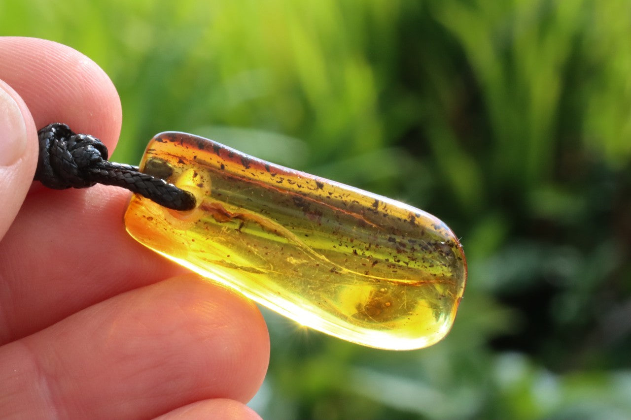 Natural Baltic Amber Amulet Pendant