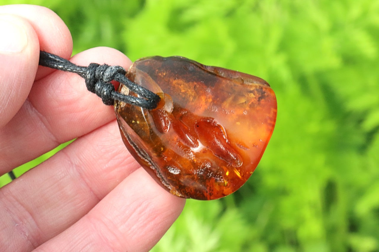 Natural Amber Amulet