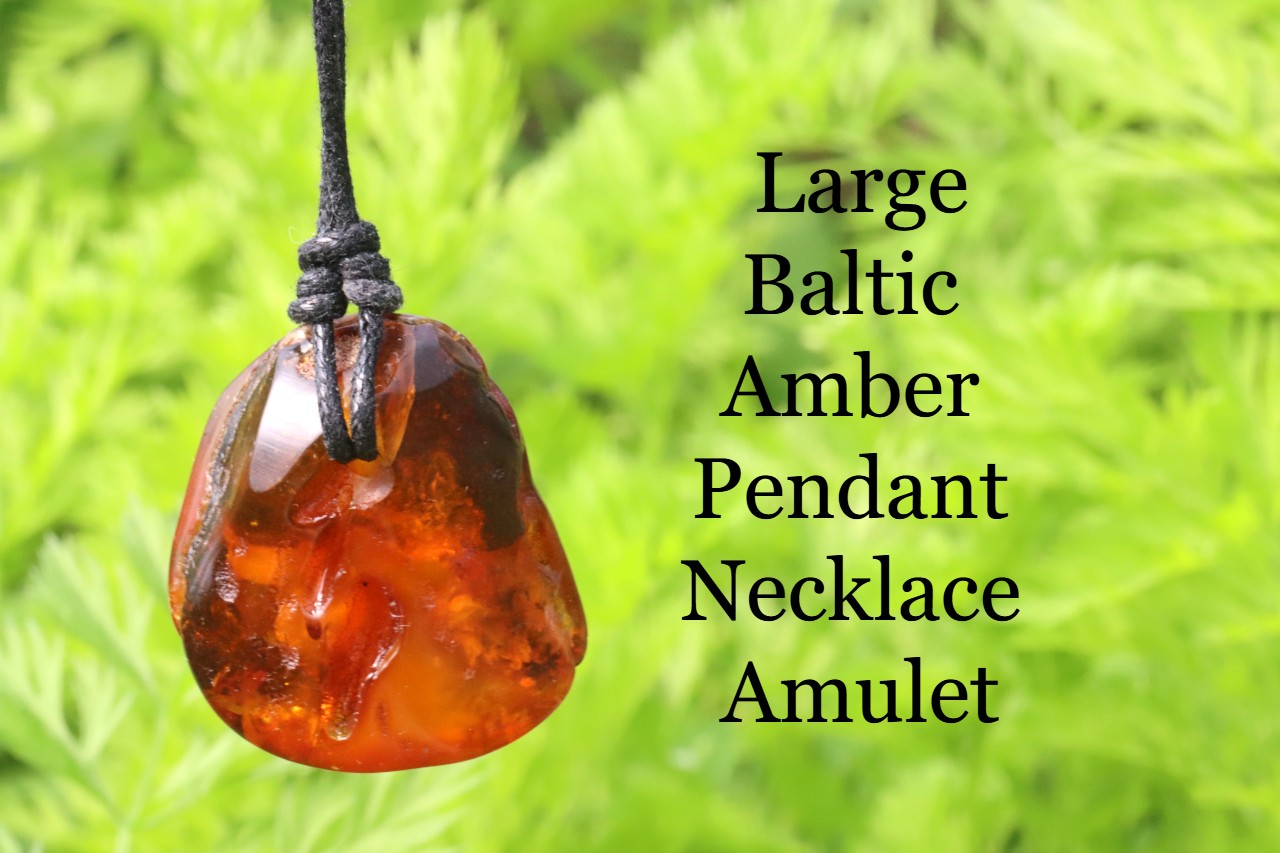 Natural Amber Amulet
