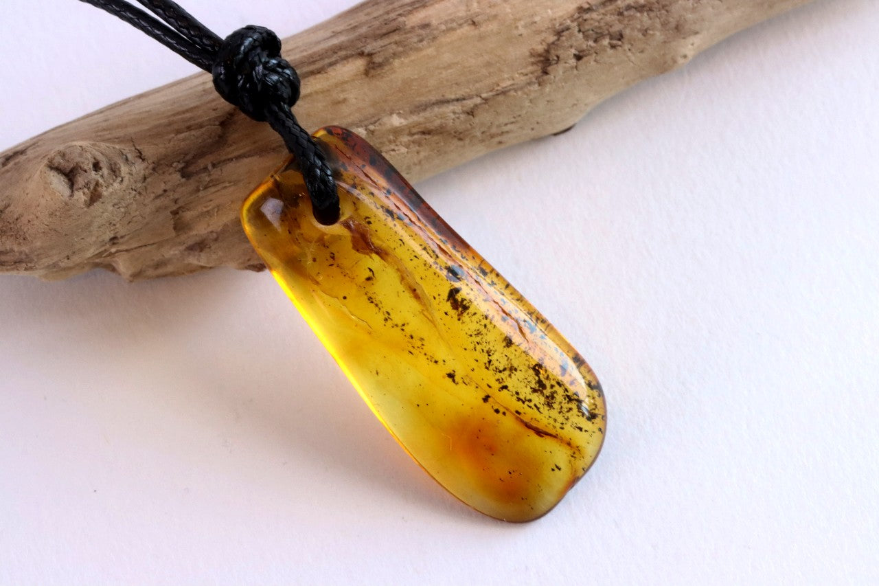 Natural Baltic Amber Amulet Pendant