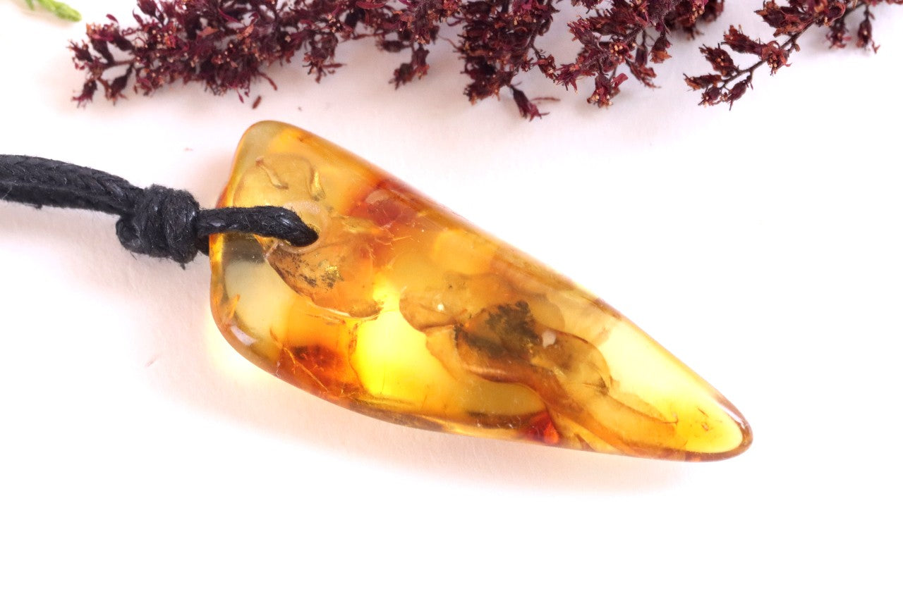 Baltic Amber Amulet Pendant