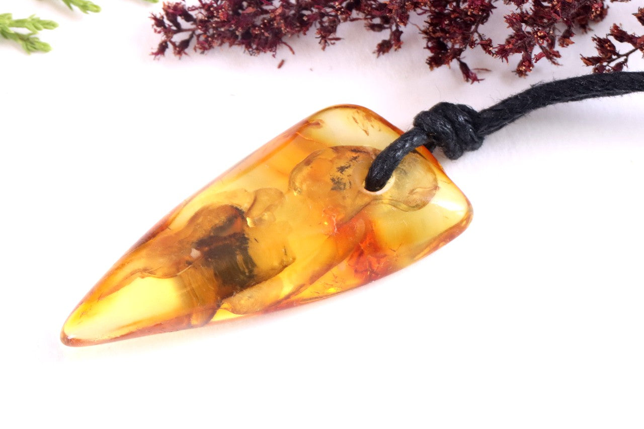 Baltic Amber Amulet Pendant
