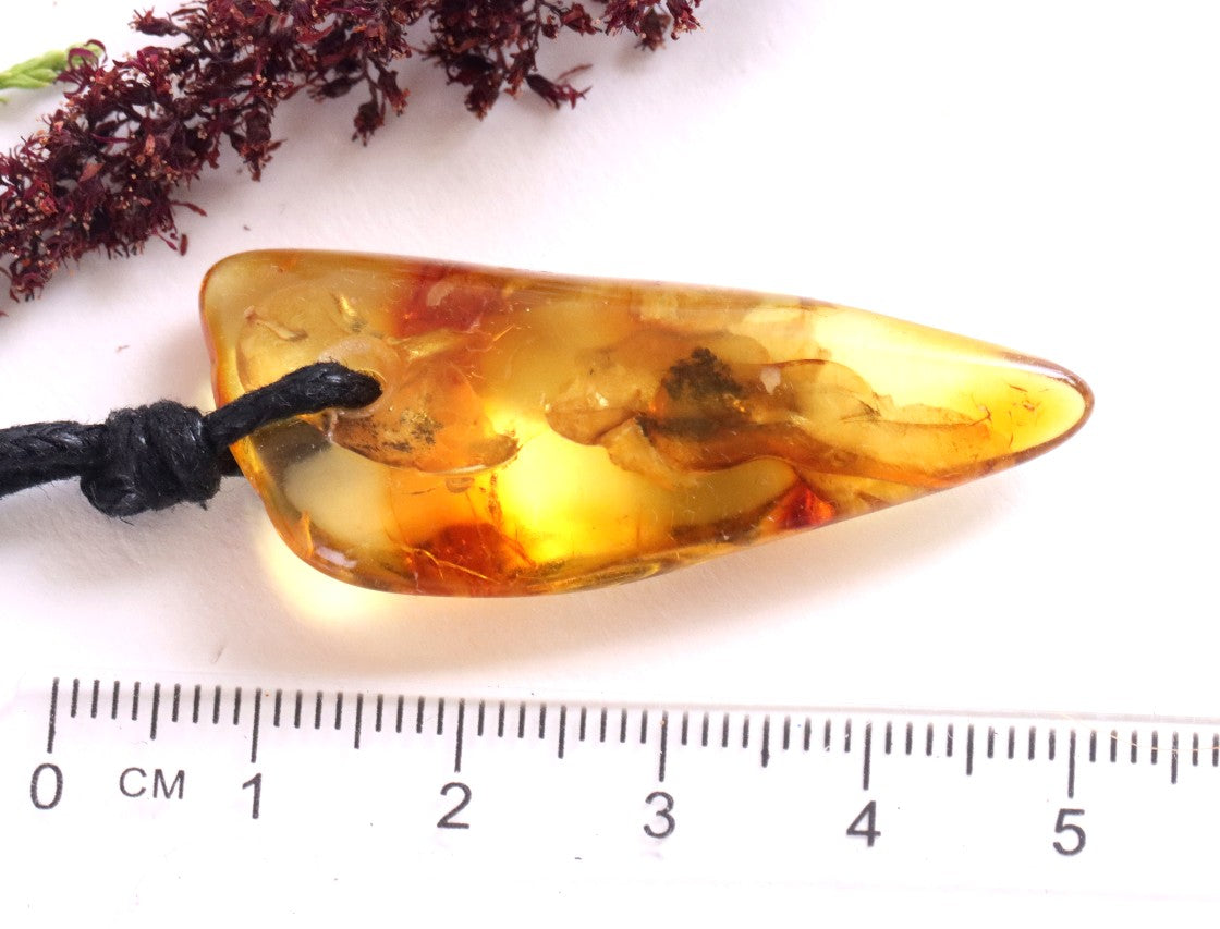 Baltic Amber Amulet Pendant