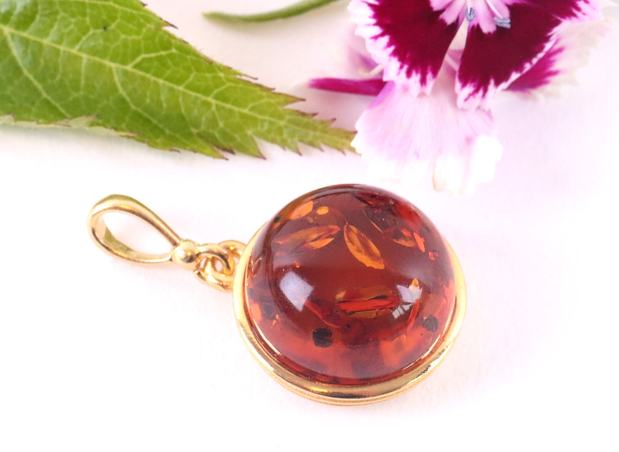 AmberSOS Circle pendnat