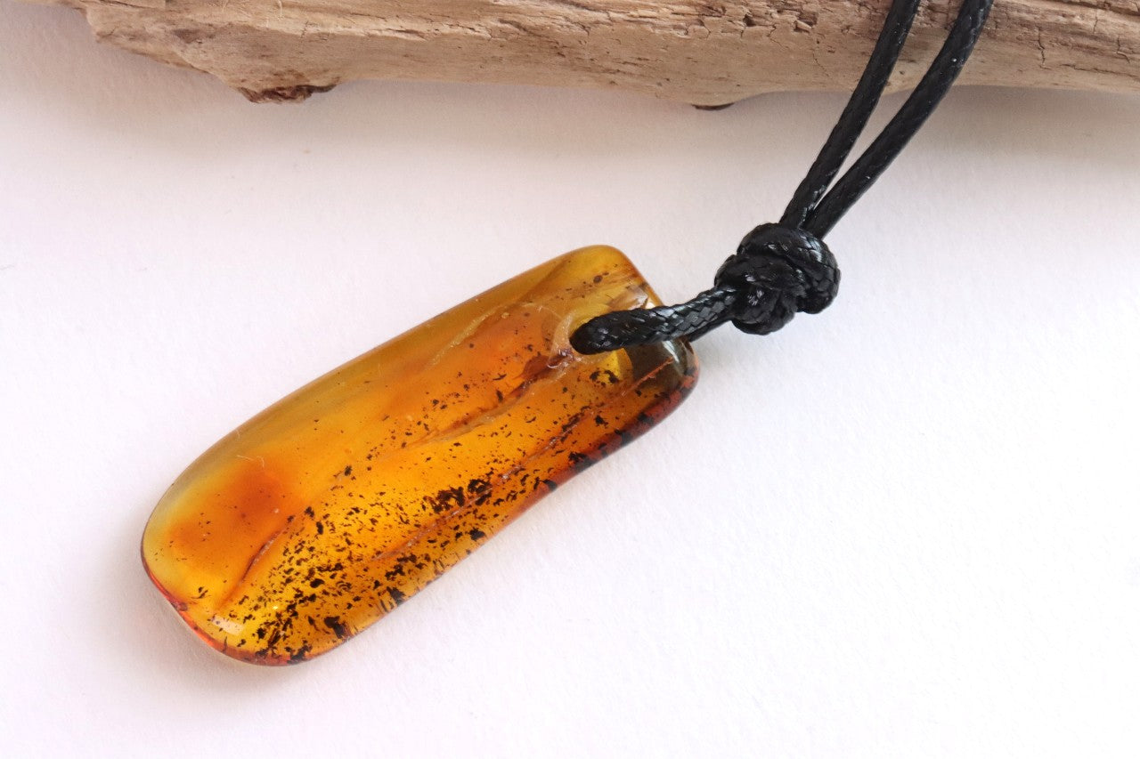 Natural Baltic Amber Amulet Pendant