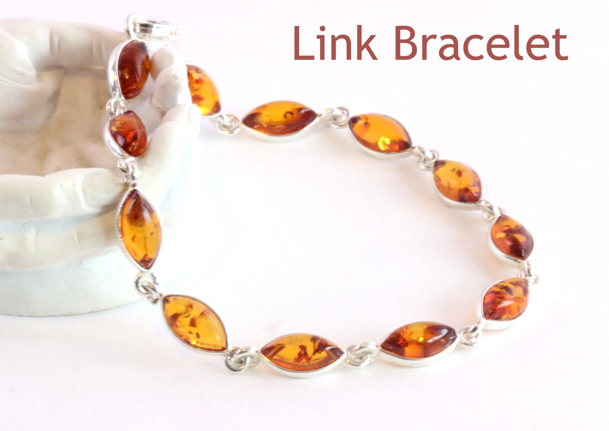 Sterling Silver Link Bracelet