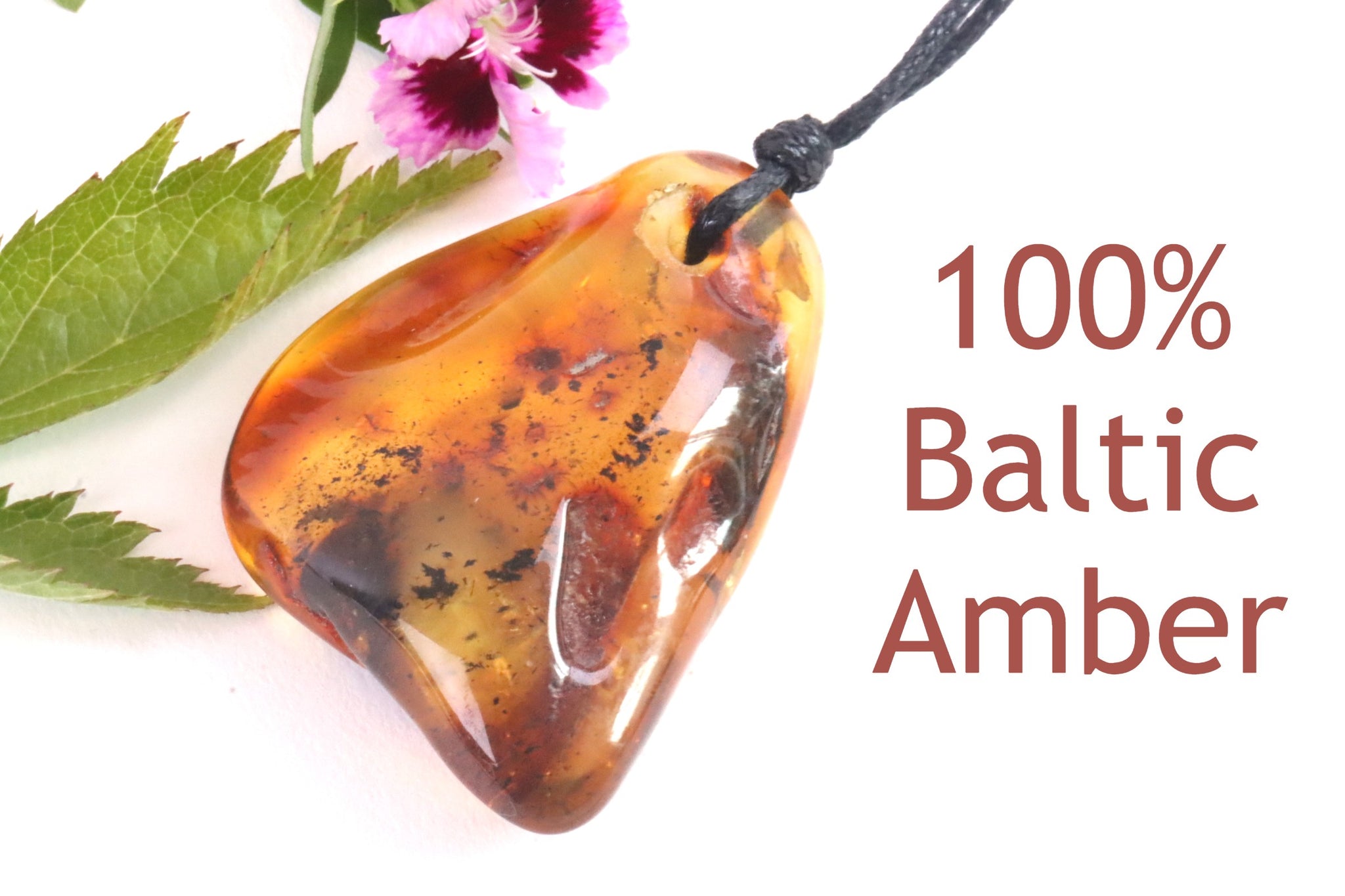 Natural Amber Amulet get One FREE