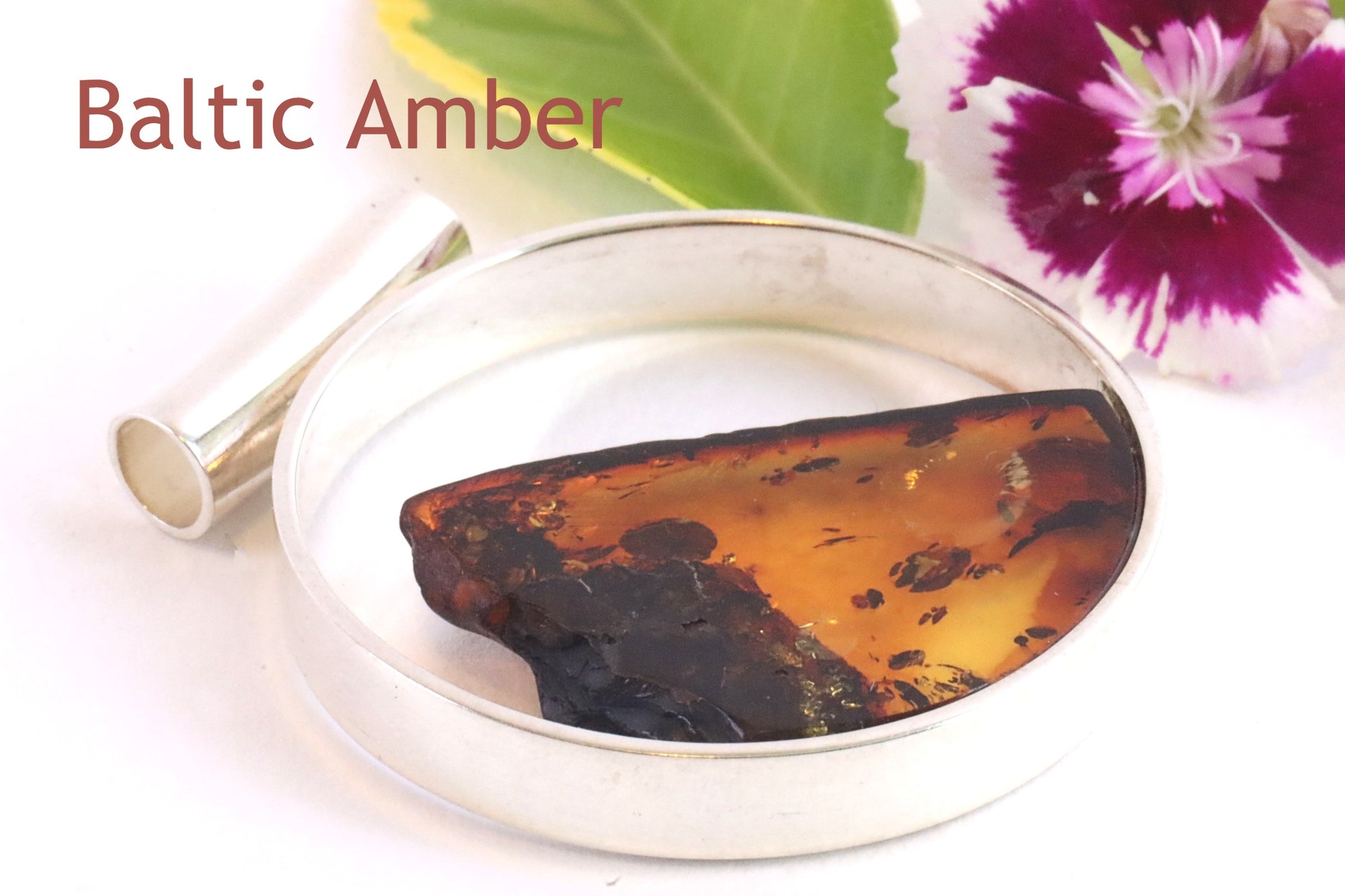 Modern  Amber Pendant Only One Made..