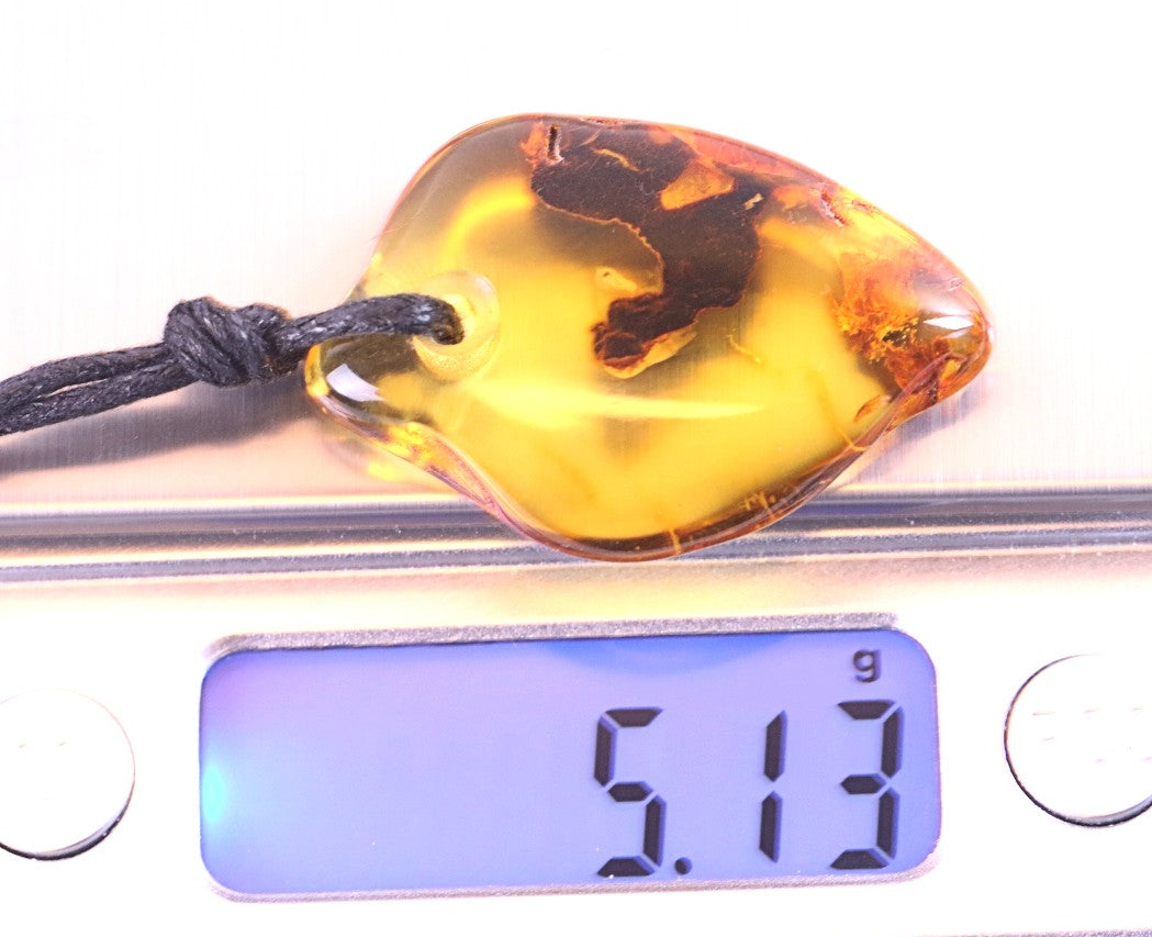 Eco Natural Amber Amulet Pendant