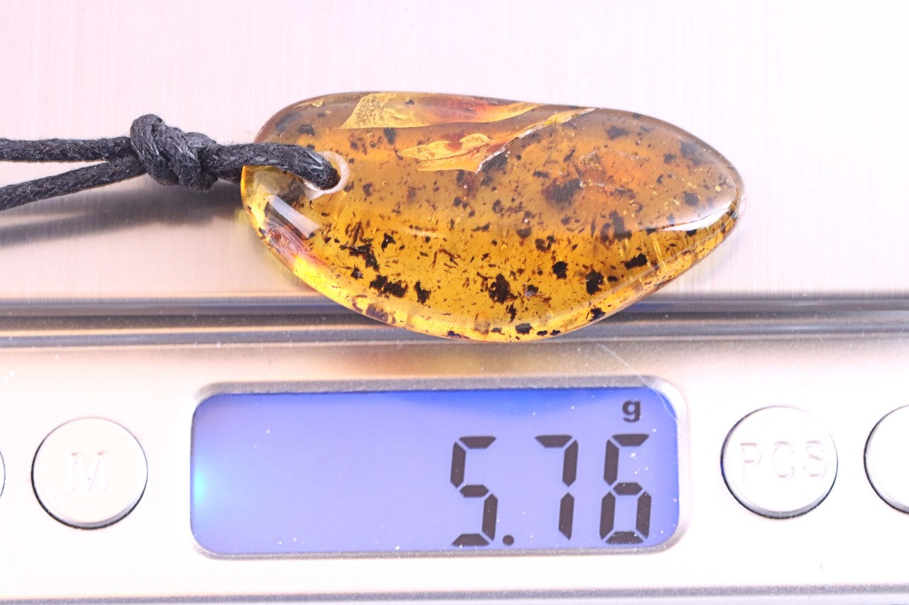 Natural Baltic Amber Amulet Pendant