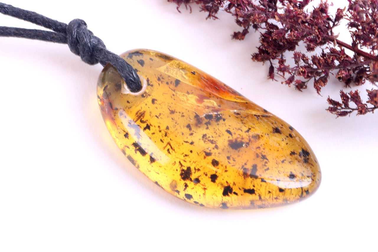 Natural Baltic Amber Amulet Pendant