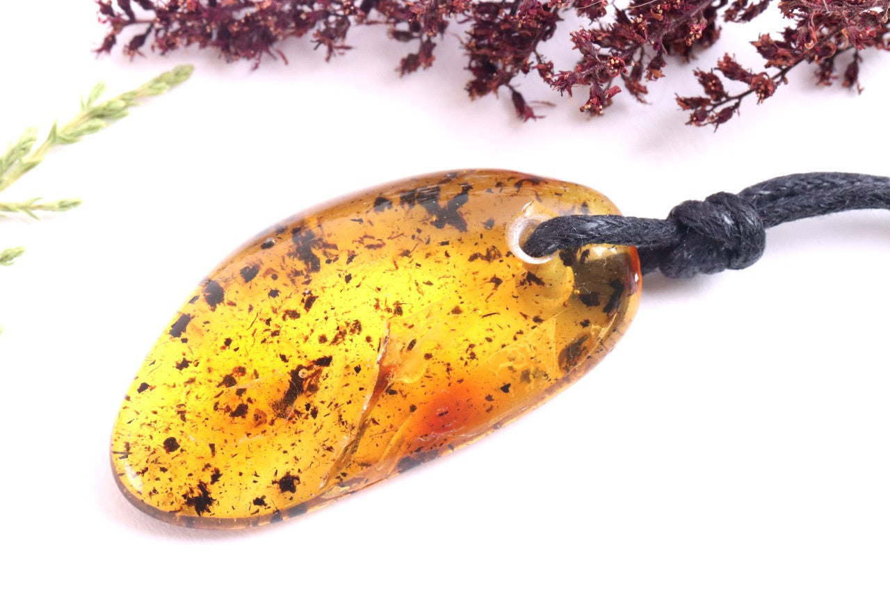 Natural Baltic Amber Amulet Pendant