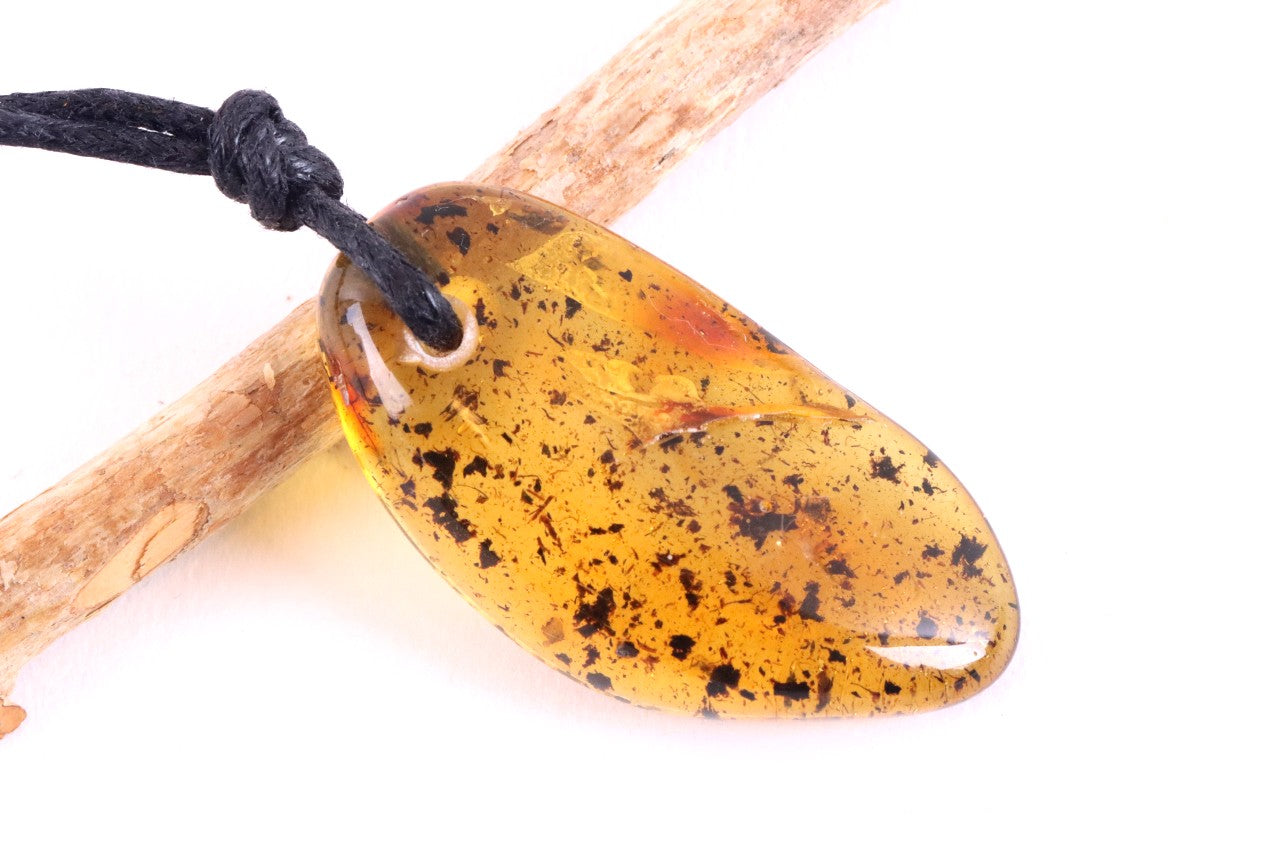 Natural Baltic Amber Amulet Pendant