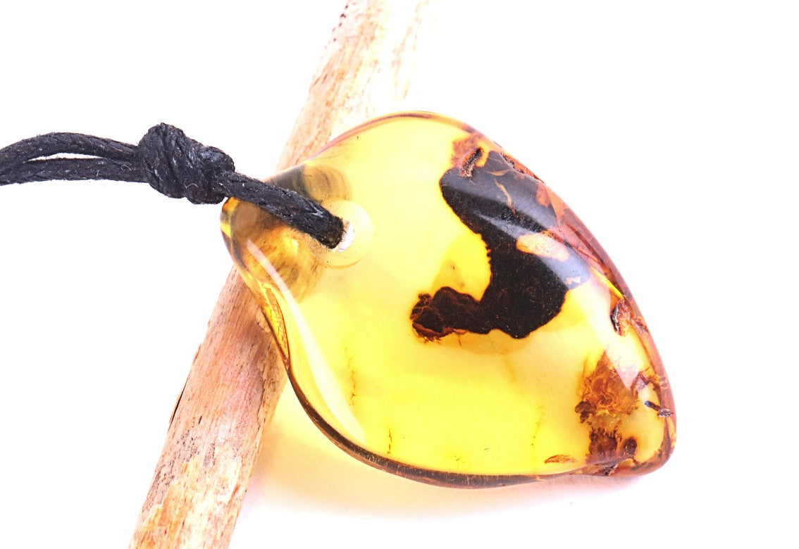 Eco Natural Amber Amulet Pendant
