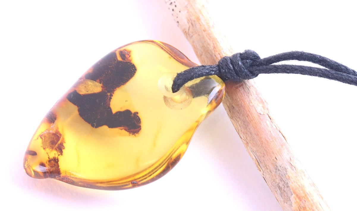 Eco Natural Amber Amulet Pendant