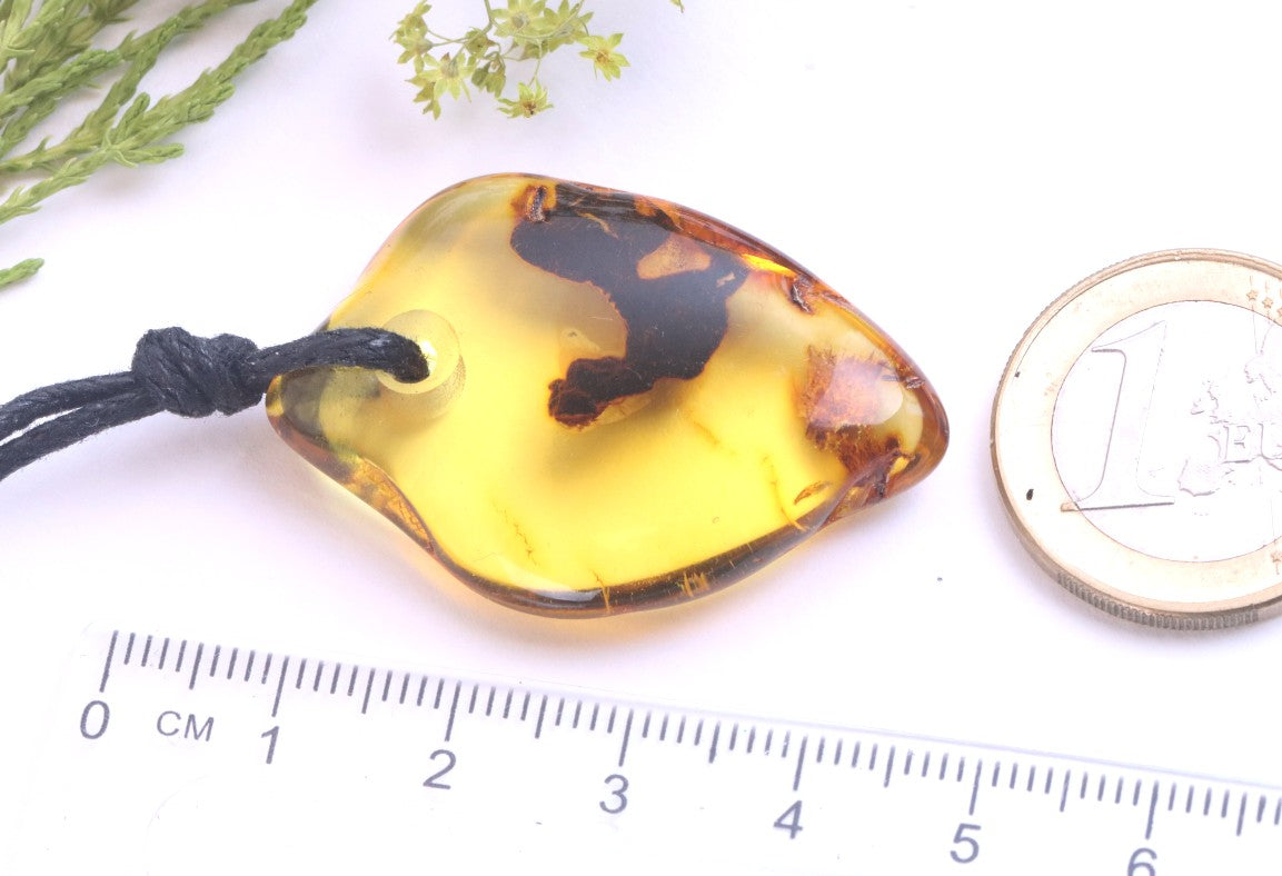Eco Natural Amber Amulet Pendant