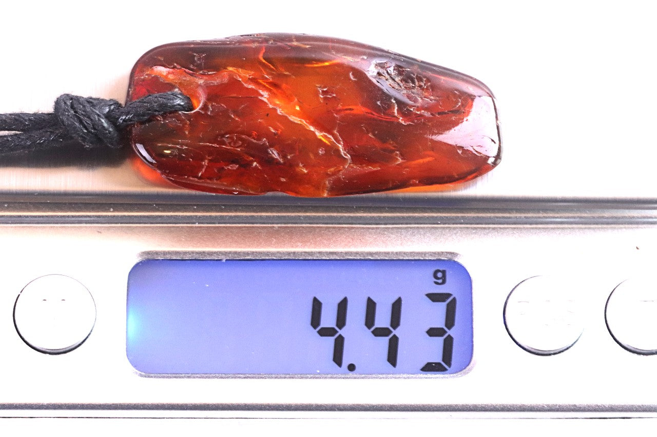 Large Amber Amulet Pendant