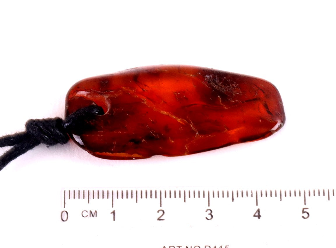 Large Amber Amulet Pendant